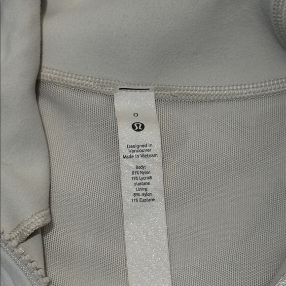 Lululemon Athletica White Zip-Up Sweatshirt - Picture 4 of 5